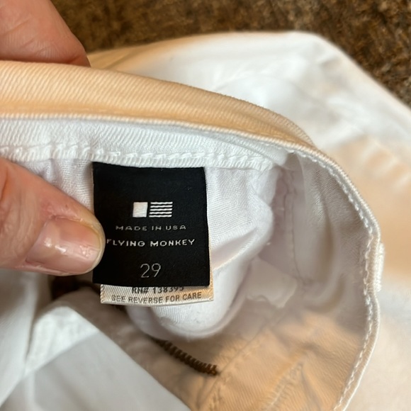 Flying monkey white pair of soft jeans - Picture 4 of 5
